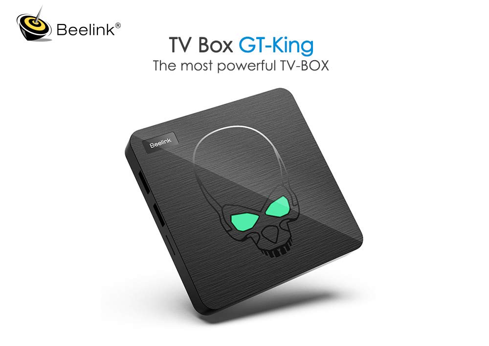 Beelink GT-King 4GB+64GB TV Box Android 9.0 - Amlogic S922X Hexa-core ARM G52 4K H.265 Smart Streaming Media Players Open-SDK 2.4+5.8G WiFi/BT 4.1 / 1000Mpbs/LAN