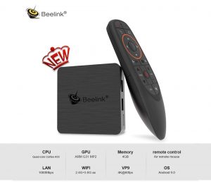 Beelink GT1 Mini - 2 Android 9.0 TV Box Amlogic S905X3 4K HD 4GB 64GB 2.4G 5.8G WiFi 1000Mbps BT 4.0 TV Box