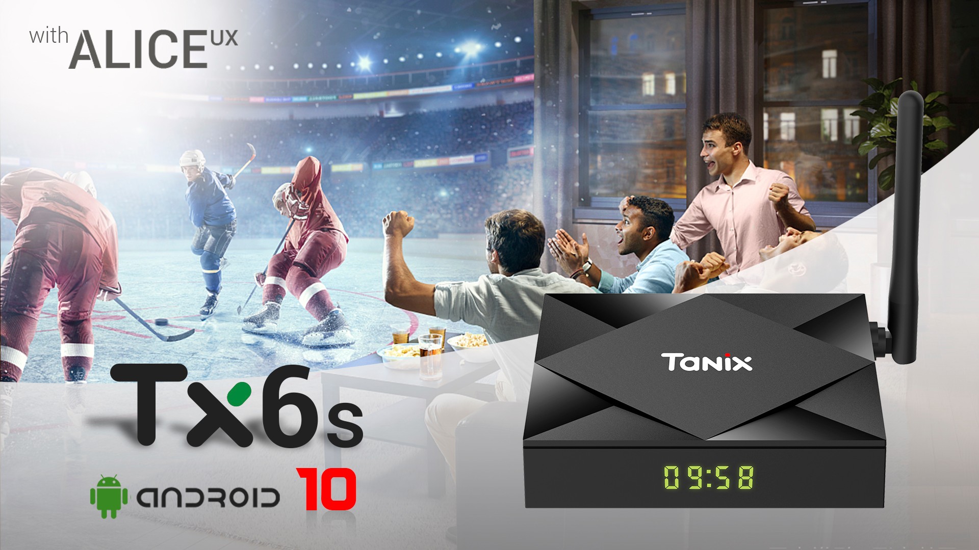 Tanix TX6s Android 10 Smart 4K TV Box - 4GB RAM+32GB ROM