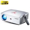 VIVIBRIGHT F40 Wifi Native 1080P LED Full HD Home Theater Projector - 4200 Lumens - 300 Display - 150001 Contrast Ratio - HiFi Stereo Speaker with SPDIF - Silver