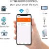 Smart Wifi Plug Socket iOS Android App Remote Control Works with Amazon Alexa/Echo Google Home/Assistant IFTTT White