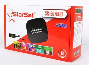 StarSat SR-5070HD, Full HD 1080p, WiFi, 3G, YouTube, USB Supported