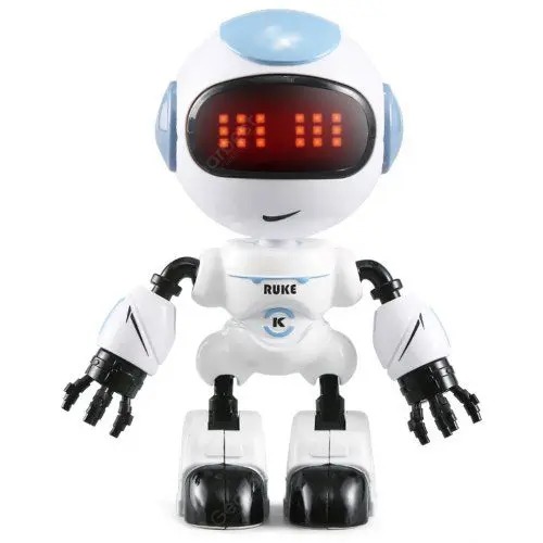JJRC R8 Luke Intelligent Mini Robot with Touch Control LED Eyes Smart Voice Robot Toy - Blue
