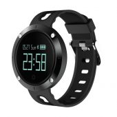 DM58 Smart Band Bluetooth Sport Watch Wristleband Bracelet 0.95 inch OLED Large Round Display - Black