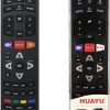 HUAYU RM-L1330+ TCL TV Replacement remote – Works with ALL TCL televisions (LED,LCD,Plasma) – Ideal TV replacement remote control with same functions as the original TCL remote - black