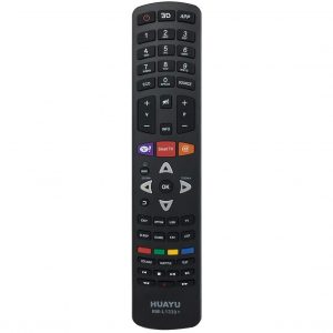 HUAYU RM-L1330+ TCL TV Replacement remote – Works with ALL TCL televisions (LED,LCD,Plasma) – Ideal TV replacement remote control with same functions as the original TCL remote - black