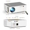 BYINTEK K20 Full HD Android Projector - 500 ANSI Lumens 1080p LED Video 300 inch Home Theater Projector