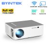 BYINTEK K20 Full HD Android Projector – 500 ANSI Lumens 1080p LED Video 300 inch Home Theater Projector