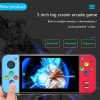 Coolbaby RS11 Portable 5 inch Retro Handheld Game Console Emulator PSP FC game device - Red and Blue