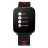 GV68 Smartwatch IP68 Waterproof Bluetooth 4.0 Android iOS Compatible Heart Rate Monitor Remote Camera Pedometer - Black red