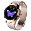 KW10 Ladies Smart Watch - Rose Gold Steel Strap - Heart Rate Monitor Step Count Sedentary Reminder IP68