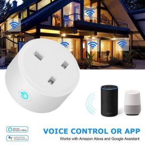 LSPA smart socket wifi UK smart power socket Voice Remote Control Home Automation Plug Work with Google Home Alexa