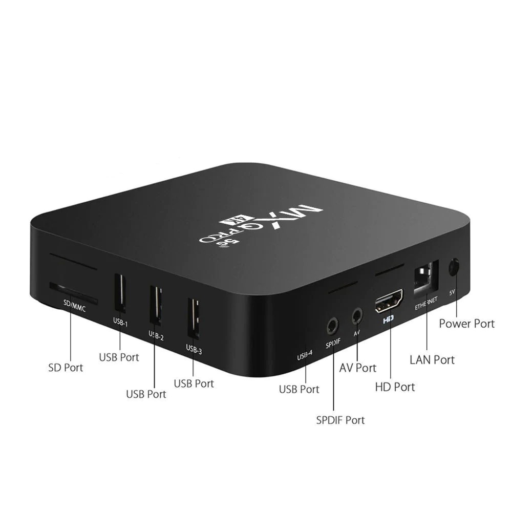 Mxq Pro 4k Android TV Box - 1GB 8GB Android 10