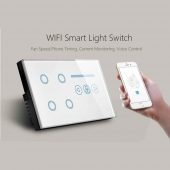 4 Gang WiFi Smart Light Switch & Fan Speed Switch