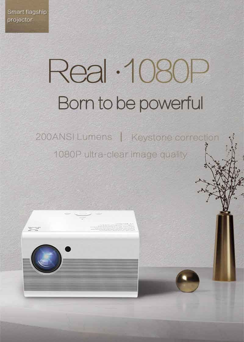T10 Full HD Android Projector 1080p Home Theater Projector