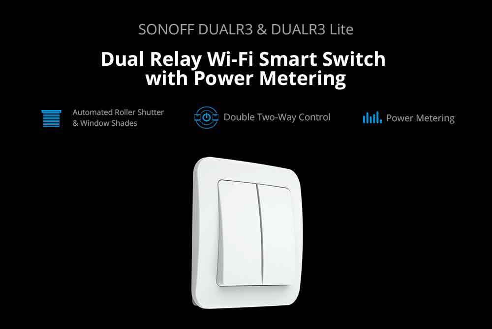 SONOFF DUAL R3 Lite 2-Gang Smart Switch