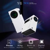 Y6 WiFi Projector - 600p Resolution 190 ANSI Lumens Multimedia Projector