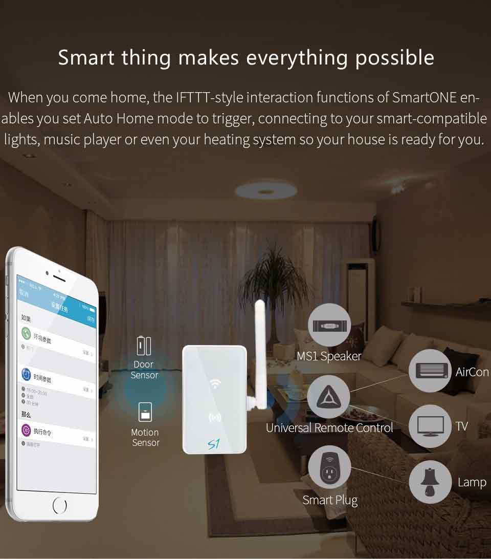 Broadlink SmartONE S1 Smart Home Alarm Security Suit - White