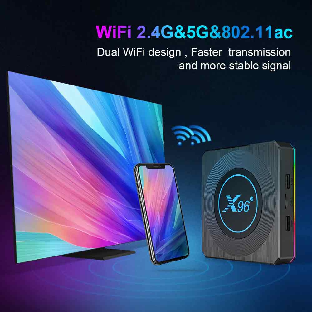 X96 X4 Android Smart TV Box - Amlogic S905X4 4GB RAM 64GB ROM