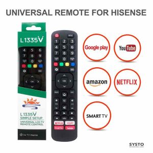Hisense TV Compatible Remote - Smash L 1335 LCD LED TV Universal Remote Control