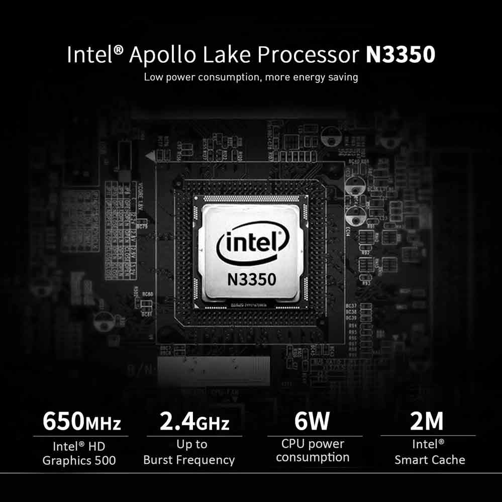 Beelink T4 Pro Windows Mini PC Intel Apollo Lake N3350 4GB 64GB