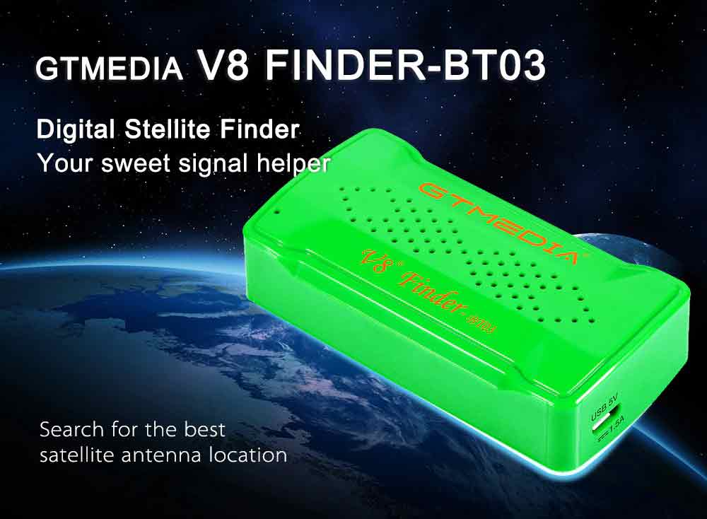 GTMEDIA V8 Finder BT03 Satellite Finder Meter DVB-S2 Finder