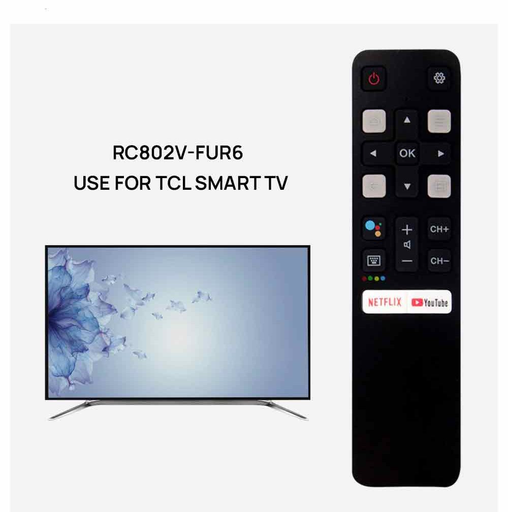 TCL TV Compatible Remote - RC802V Voice Remote Control