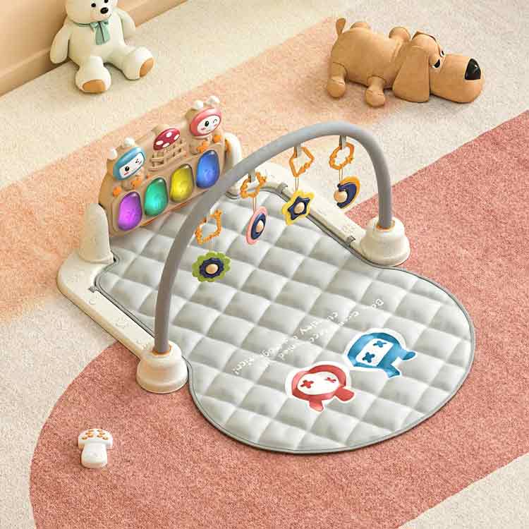 Tumama TM230 Baby Gym Activity Playmat- Piano Musical, Soft Cotton, Teether Toys