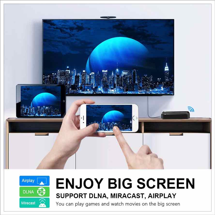 X96Q Android Smart TV Box - 2GB RAM 16GB ROM