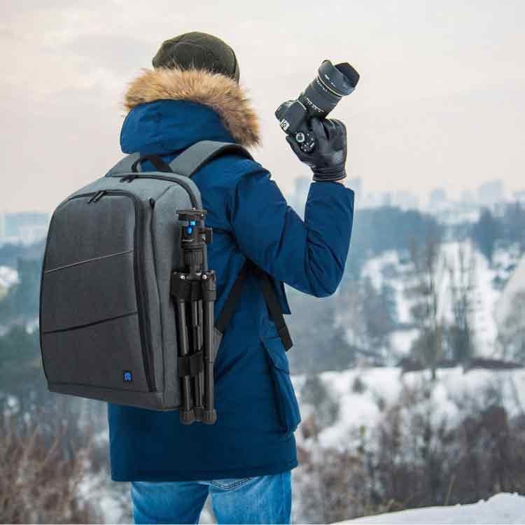 Puluz PU5011H Outdoor Portable Dual Shoulders Backpack Camera Bag