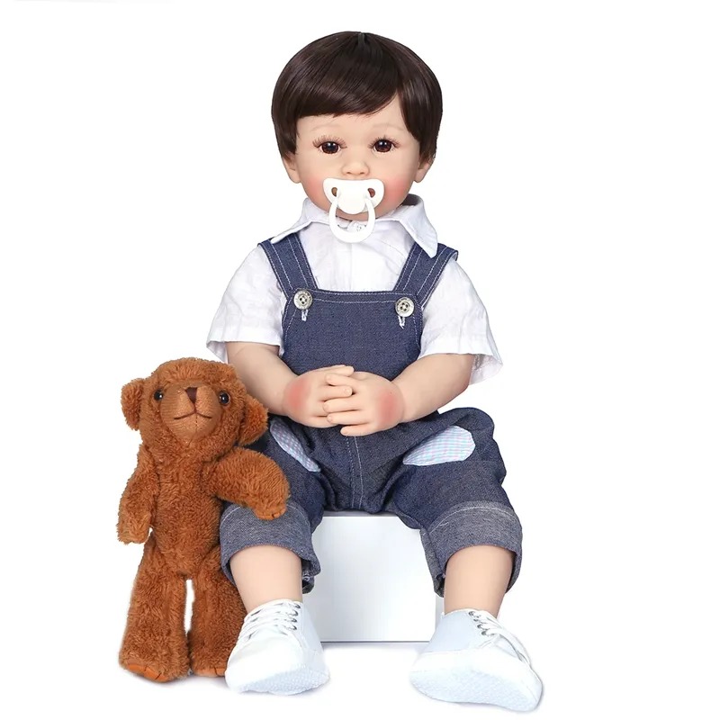Npk Realistic Soft Baby Doll Full Silicone Body - QatarShoppe.com