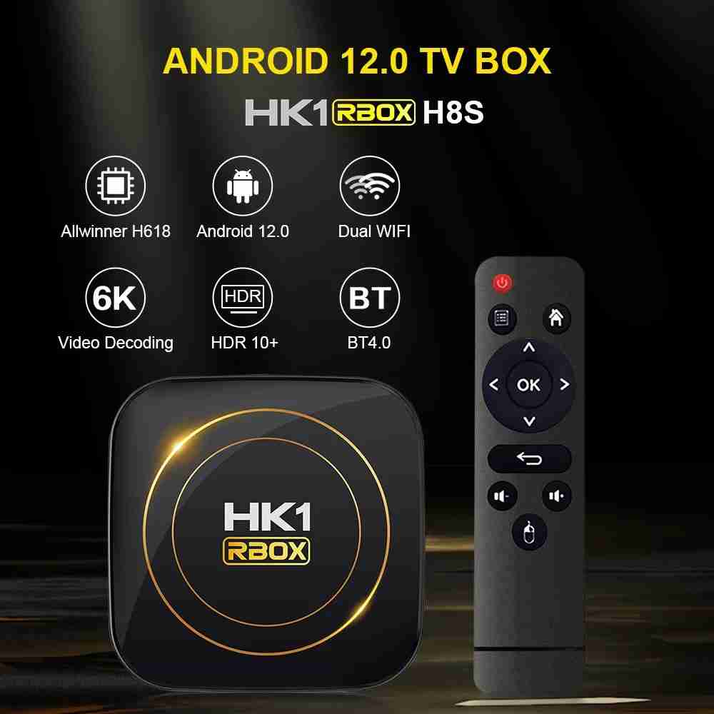 8K Android TV Box, 8GB RAM 128GB ROM Support 1000M LAN Dual-Band WiFi  2.4G/5G, 8K/6K/4K HDR10 3D Smart TV Box