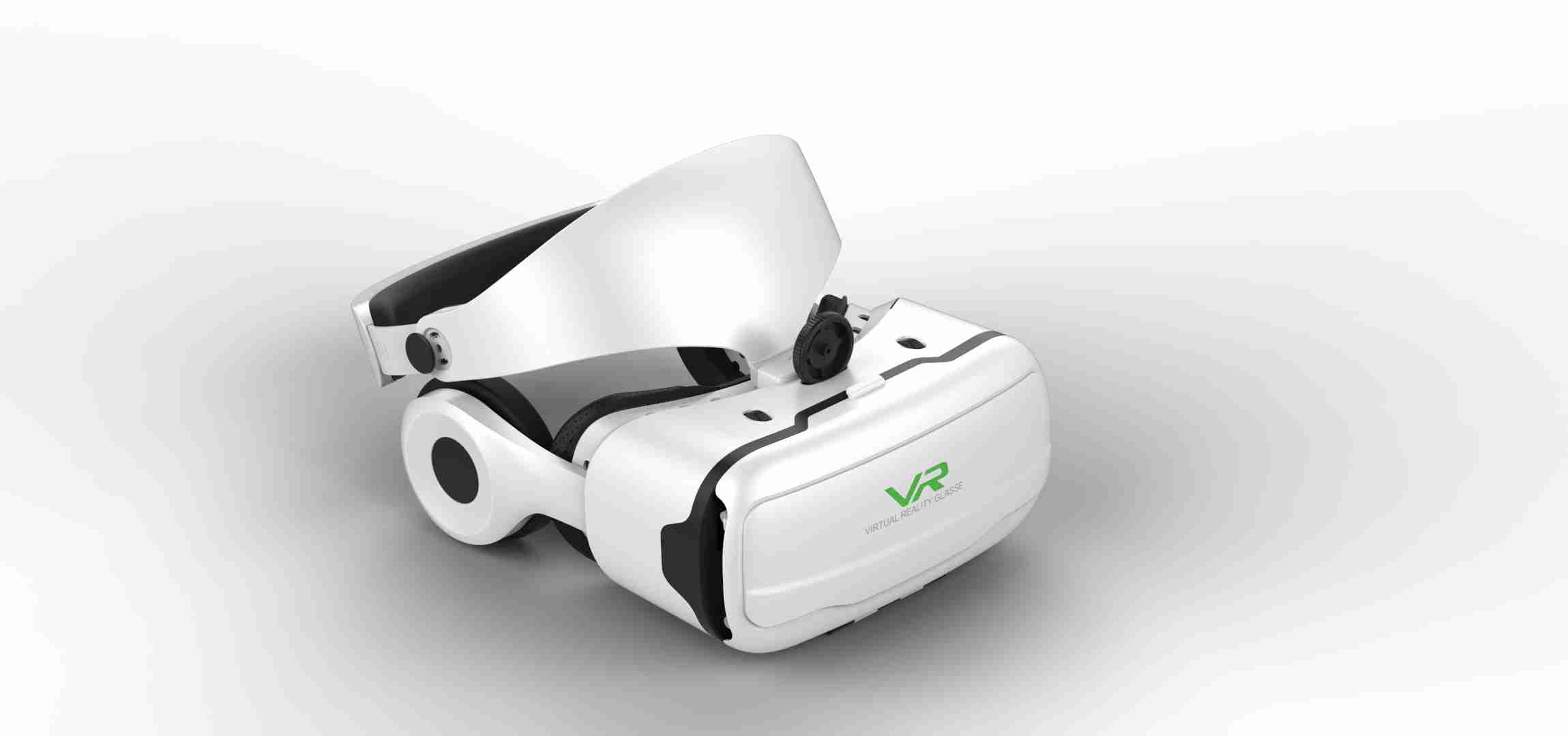 G02EF VR Headset- Virtual Reality Gaming Headset with HiFi Headphone and Touch Button