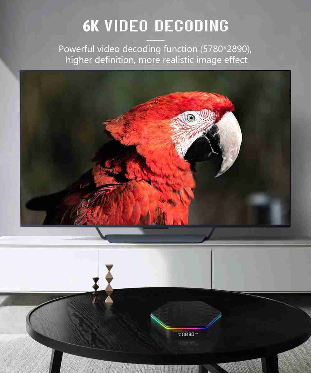 T95Z Plus Android IPTV Box - 4GB RAM 32GB ROM