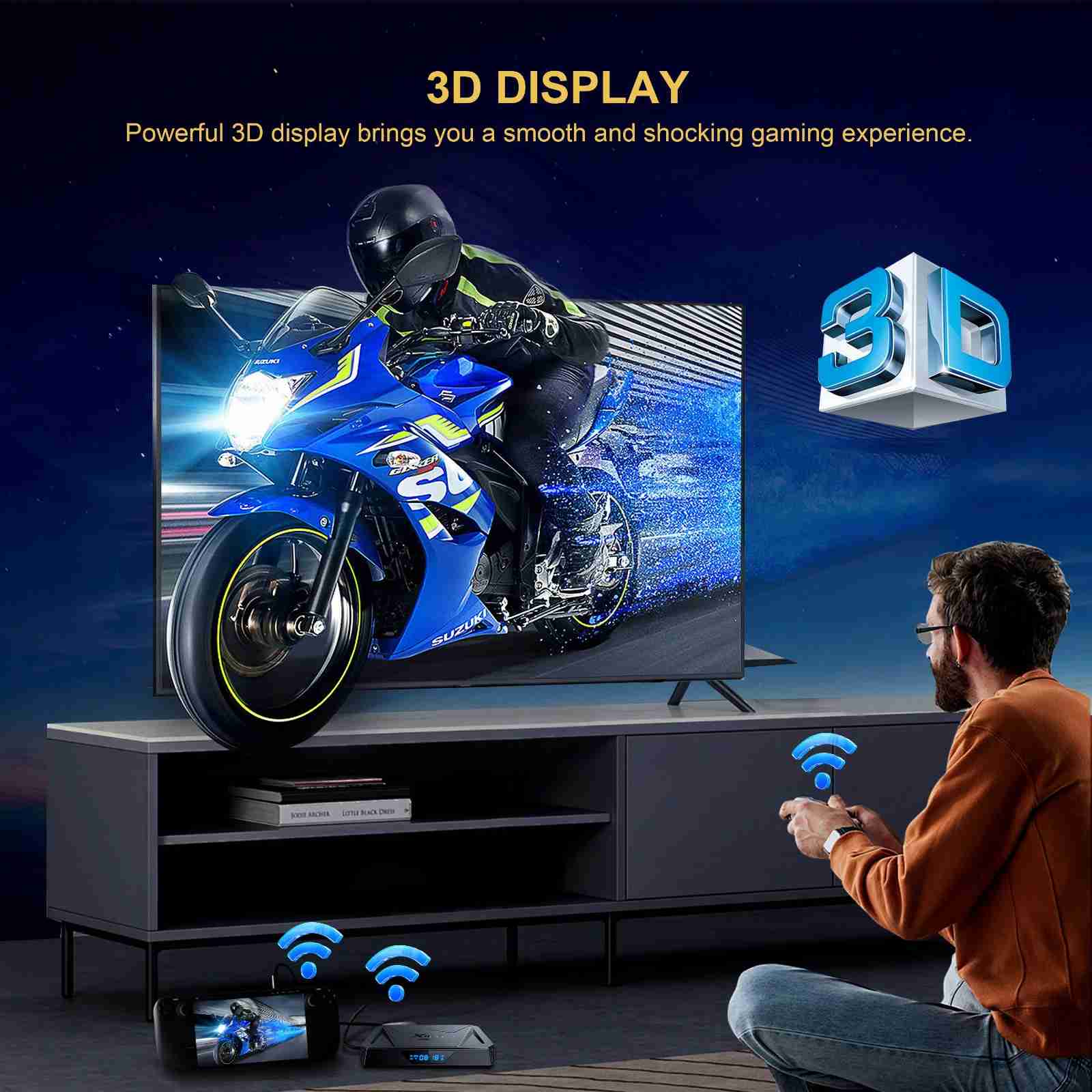 X96Q Pro Plus Android 14 TV Box - 4GB 32GB